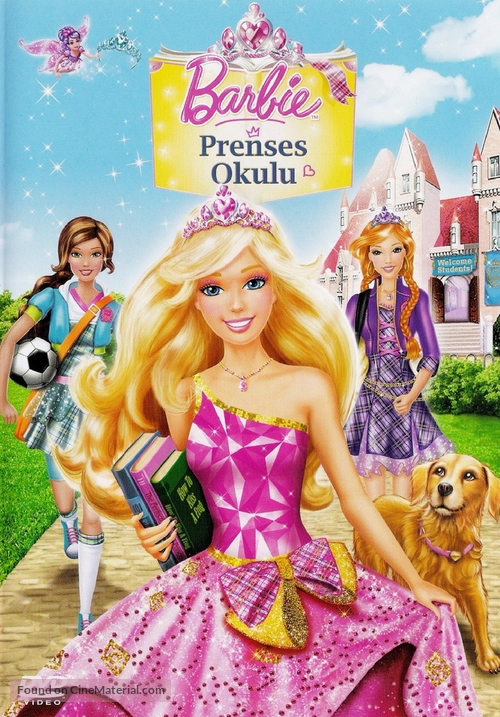 Barbie: Princess Charm School - Turkish DVD movie cover