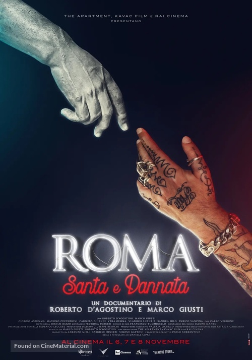 Roma, Santa e Dannata - Italian Movie Poster