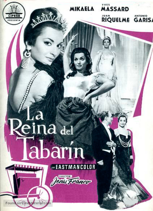 La reina del Tabar&iacute;n - Spanish Movie Poster