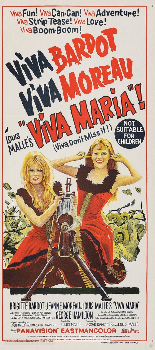 Viva Mar&iacute;a! - Australian Movie Poster