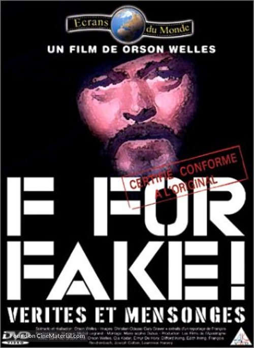 V&eacute;rit&eacute;s et mensonges - French DVD movie cover