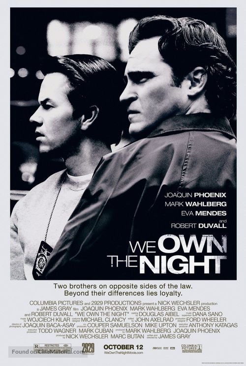 We Own the Night - Movie Poster