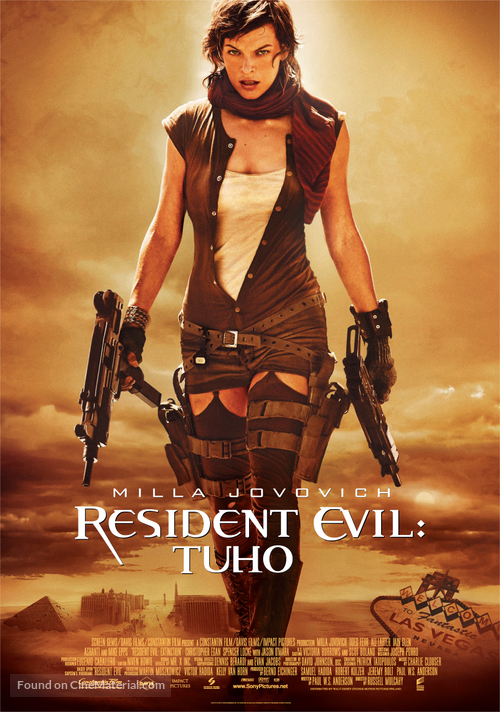 Resident Evil: Extinction - Finnish Movie Poster