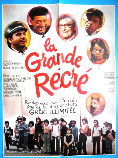 La grande r&eacute;cr&eacute; - French Movie Poster