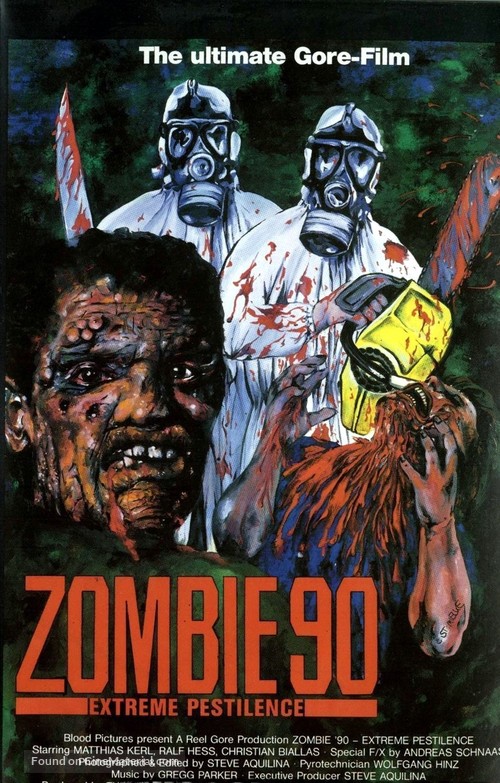 Zombie &#039;90: Extreme Pestilence - VHS movie cover