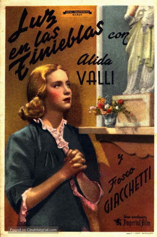 Luce nelle tenebre - Spanish Movie Poster