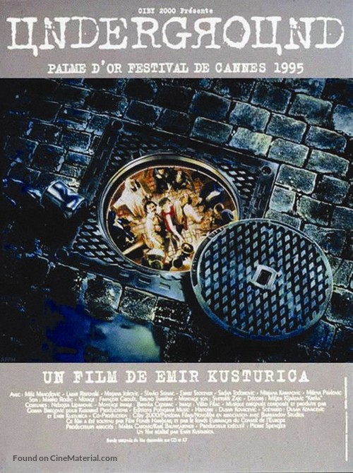 Underground - French Movie Poster