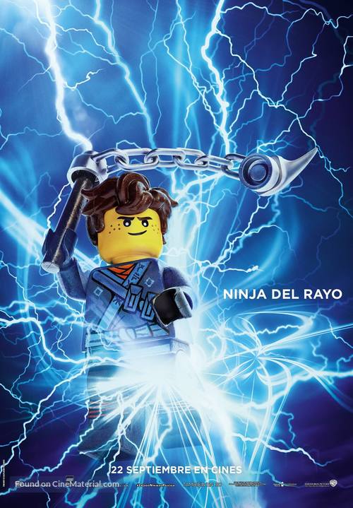 The Lego Ninjago Movie - Spanish Movie Poster