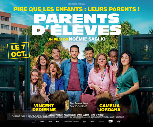 Parent d&#039;&eacute;l&egrave;ve - French poster