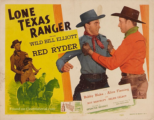 Lone Texas Ranger - Movie Poster