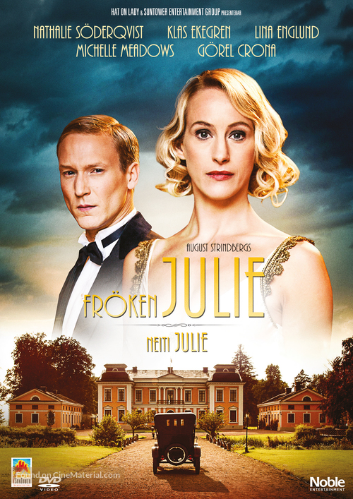 Fr&ouml;ken Julie - Swedish DVD movie cover