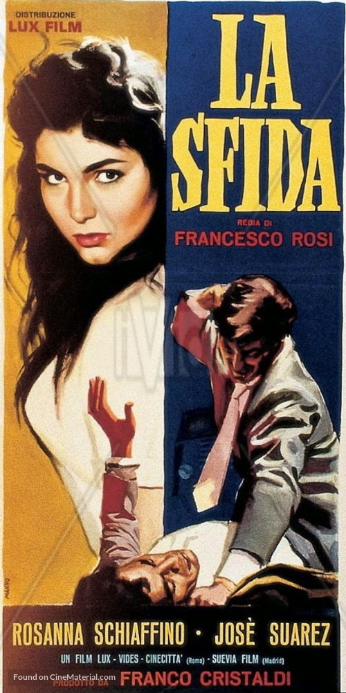 La sfida - Italian Movie Poster