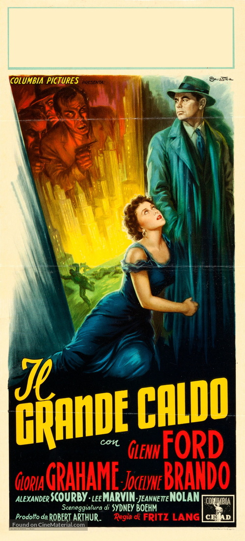 The Big Heat - Italian Movie Poster