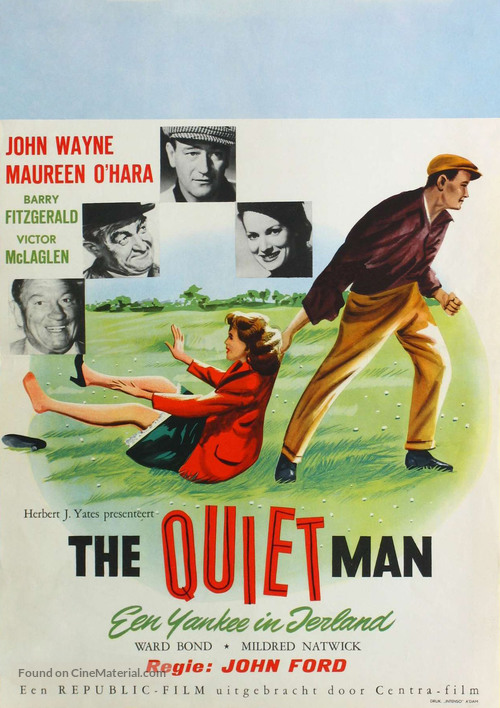 The Quiet Man - Dutch Movie Poster