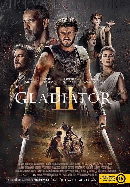 Gladiator II - Hungarian Movie Poster