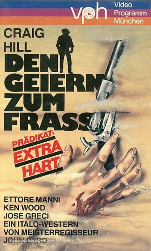 All&#039;ultimo sangue - German VHS movie cover