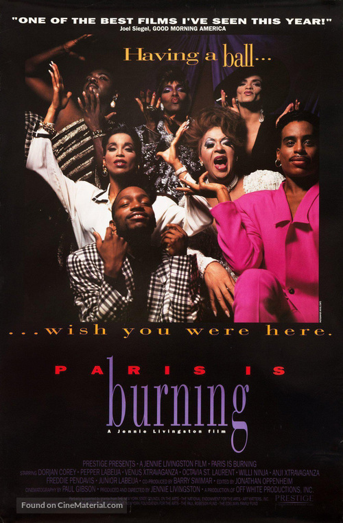 Paris Is Burning - Movie Poster