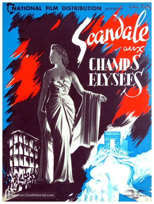 Scandale aux Champs-&Eacute;lys&eacute;es - French Movie Poster