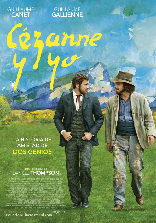 C&eacute;zanne et moi - Spanish Movie Poster