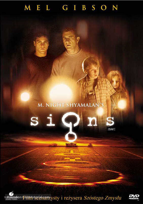 Signs - Polish DVD movie cover