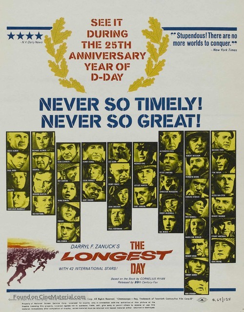 The Longest Day - Movie Poster