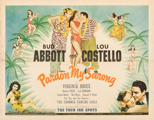 Pardon My Sarong - Movie Poster