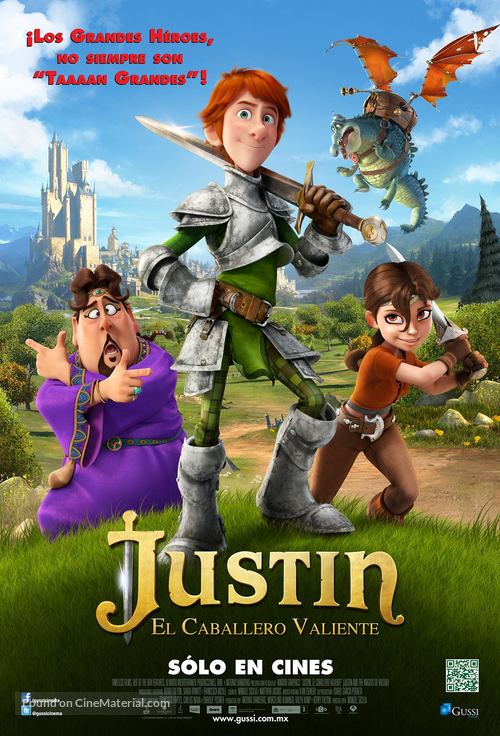 Justin and the Knights of Valour - Mexican Movie Poster