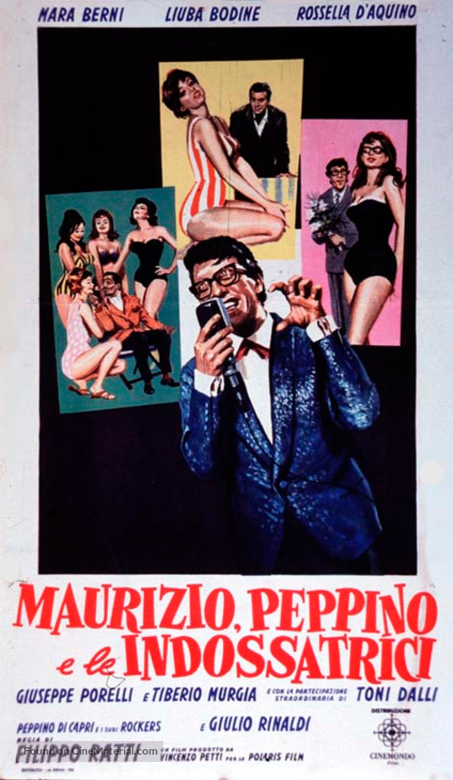 Maurizio, Peppino e le indossatrici - Italian Movie Poster