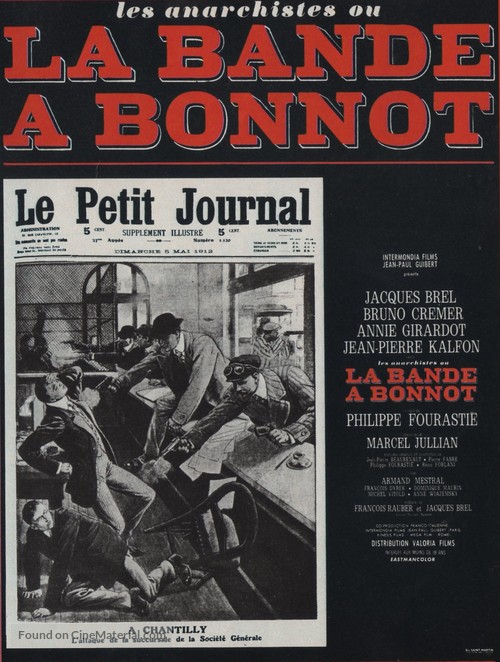 La bande &agrave; Bonnot - French Movie Poster
