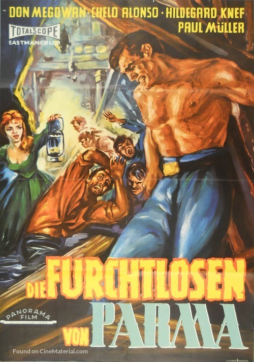 La strada dei giganti - German Movie Poster