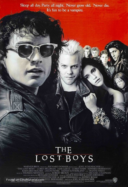 The Lost Boys - Theatrical movie poster