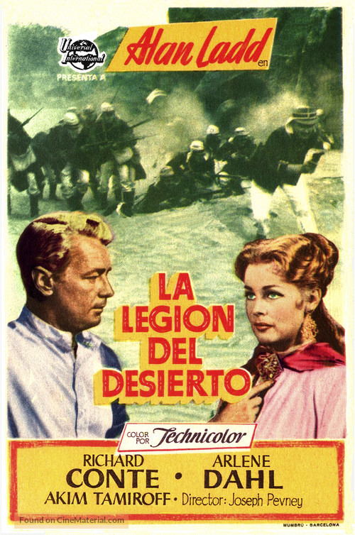 Desert Legion - Spanish Movie Poster