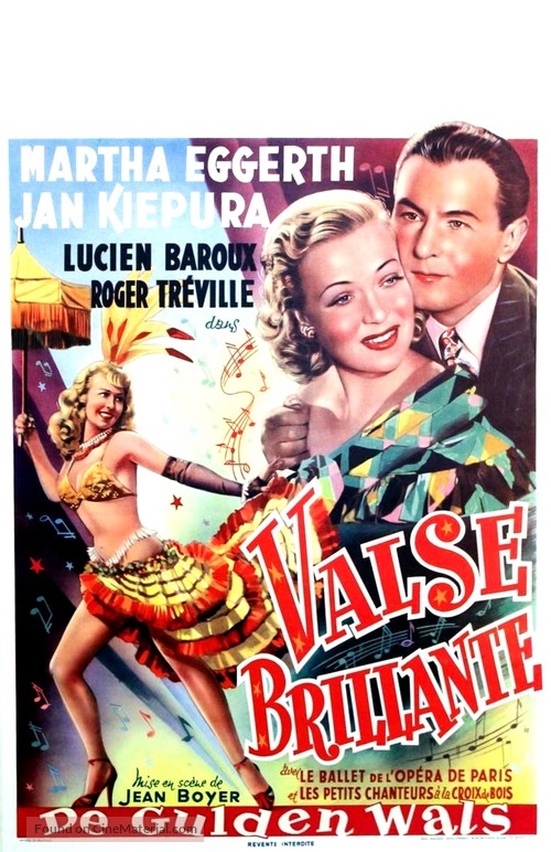 Valse brillante - Belgian Movie Poster