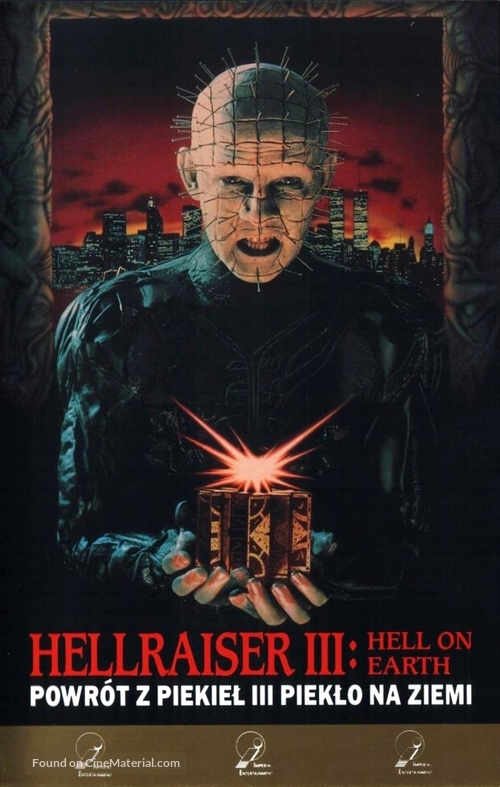 Hellraiser III: Hell on Earth - Polish Movie Cover