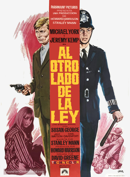 The Strange Affair - Spanish Movie Poster