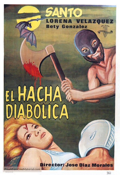El hacha diab&oacute;lica - Spanish Movie Poster