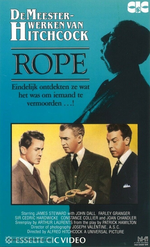 Rope - Dutch VHS movie cover