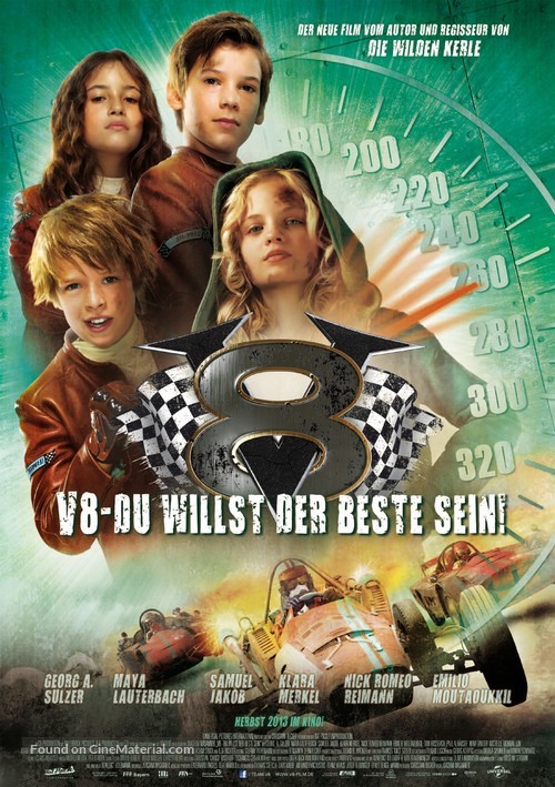 V8 - Du willst der Beste sein - German Movie Poster