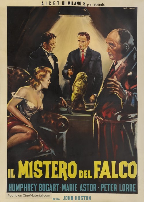 The Maltese Falcon - Italian Movie Poster