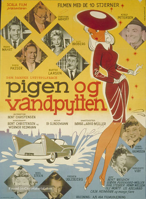 Pigen og vandpytten - Danish Movie Poster