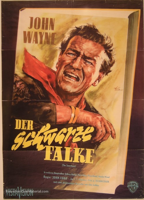 The Searchers - German Movie Poster