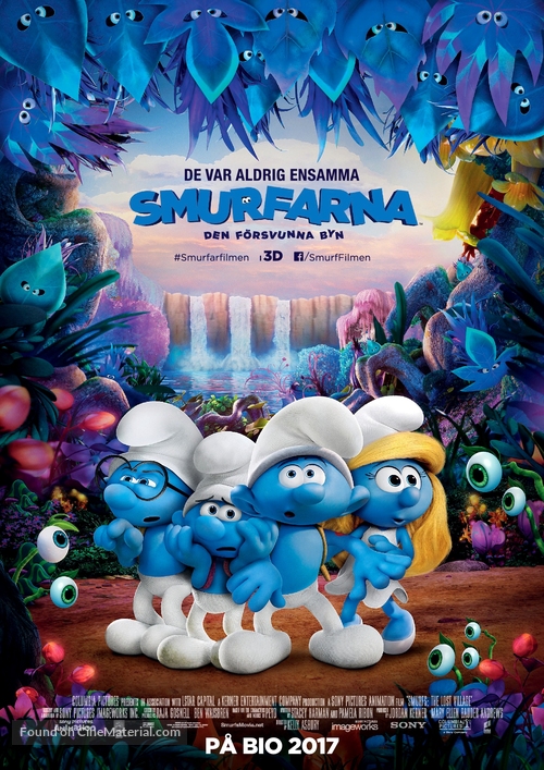 Smurfs: The Lost Village - Swedish Movie Poster
