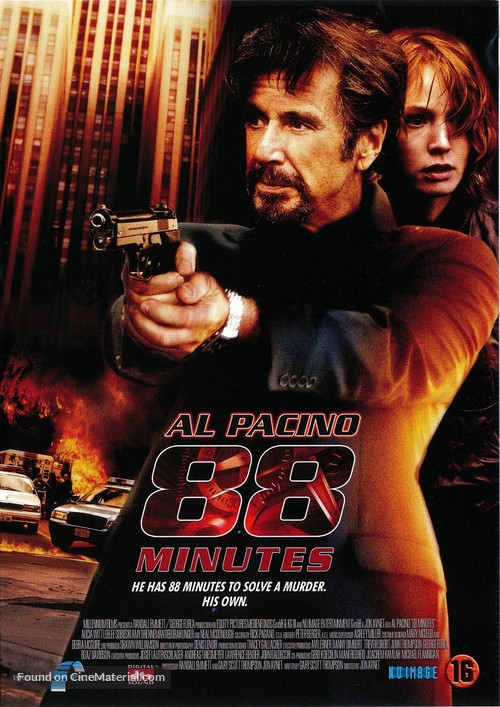 88 Minutes - Dutch DVD movie cover