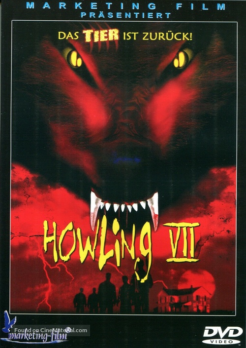 Howling: New Moon Rising - German DVD movie cover