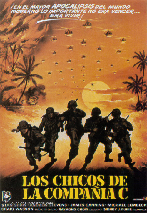The Boys in Company C - Spanish Movie Poster