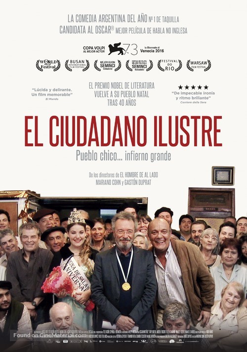 El ciudadano ilustre - Spanish Movie Poster