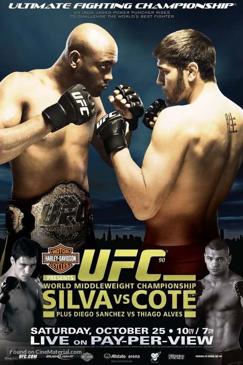 UFC 90: Silvia vs. Cote - Movie Poster