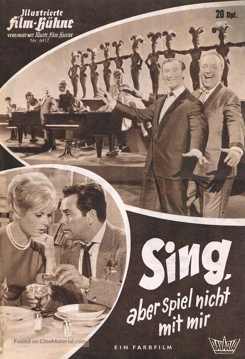 Sing, aber spiel nicht mit mir - German poster