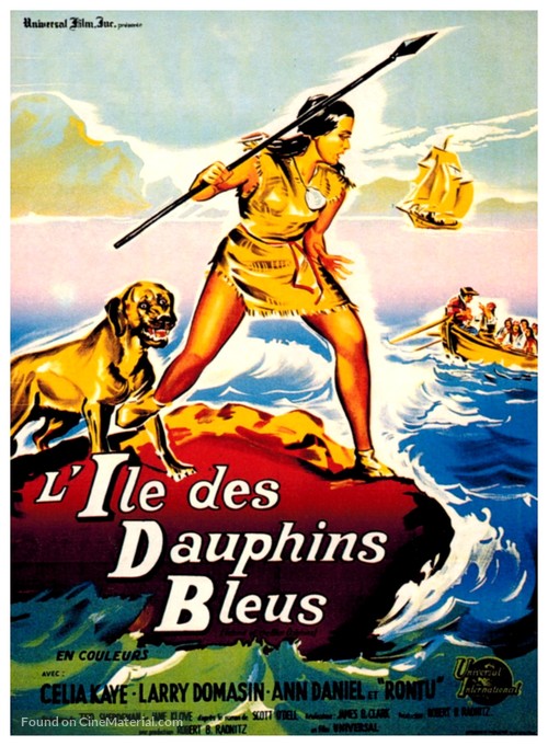 Island of the Blue Dolphins - French Movie Poster