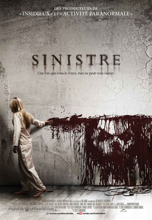 Sinister - Canadian Movie Poster